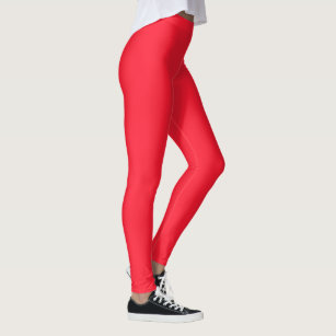 Leggings Femme Ultra Stretch moyen poids rouge