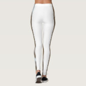 leggings femmes brillant blanc chrome (Dos)