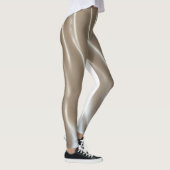 leggings femmes brillant blanc chrome (Droite)