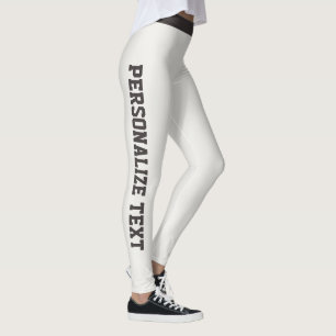 Leggings Femmes Chaud Neutre Charbon Athleisure Personnalis