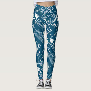 Leggings Femmes de voyage des symboles de l'Egypte