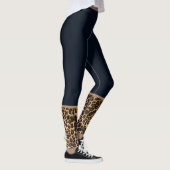 Leggings femmes-Empreintes de léopard Leggings (Droite)