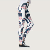 Leggings Femmes fantasques : Dessin sur le visage (Droite)