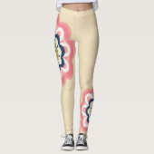 Leggings Femmes florale moderne (Devant)