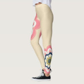 Leggings Femmes florale moderne (Gauche)