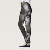 Leggings Femmes "Jasmin" Au Charbon (Gauche)