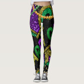Leggings femmes Mardi Gras (Devant)