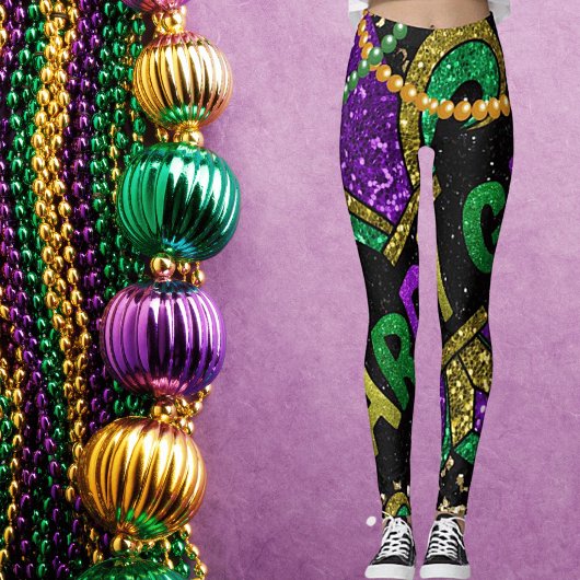 Leggings femmes Mardi Gras