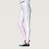 Leggings Femmes Moderne Rose bleu violet blanc tendance (Gauche)