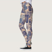 Leggings Femmes Photos Golden Twenties Collage (Gauche)