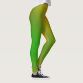 Leggings femmes vertes/rouges (Droite)