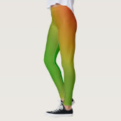 Leggings femmes vertes/rouges (Gauche)