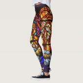 Leggings Fenêtre en verre tendu Noël Wow (Gauche)