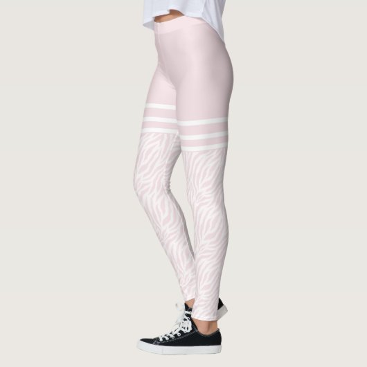 Leggings Fer chose rose pâle (Gauche)