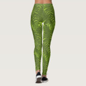 Leggings Ferme en vert (Dos)