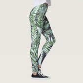 Leggings Fern Tropical Green Feuille Plante Forêt forestier (Droite)