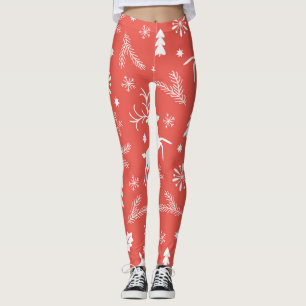 Leggings Festif Noël Motif sans couture