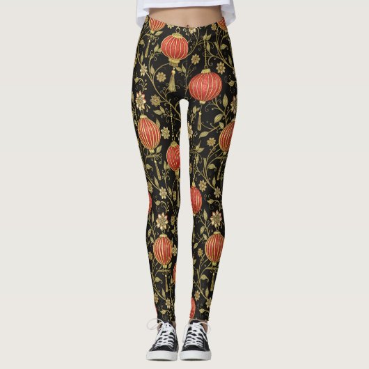 Leggings Festival des lanternes chinoises (2) (Devant)