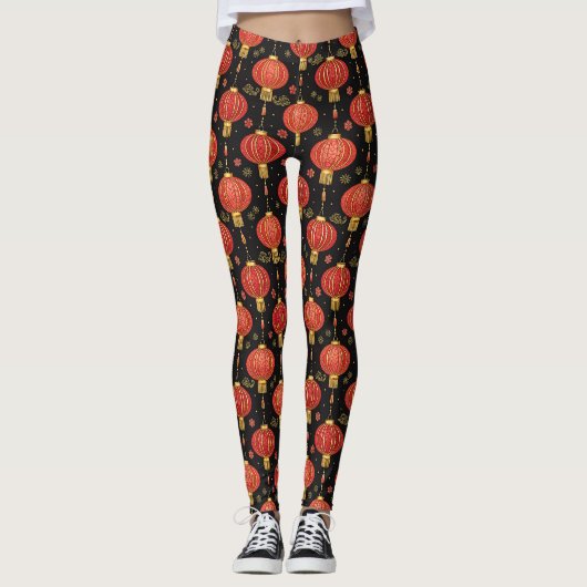 Leggings Festival des lanternes chinoises (3) (Devant)