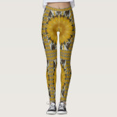 Leggings Festive Afrique Imprimer Design élégant (Devant)