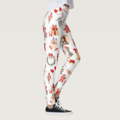 Leggings Festive Holiday Christmas Pants for Women (Droite)