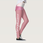 Leggings Festive Parties scintillant rose Coeur Faisceau Sn (Droite)
