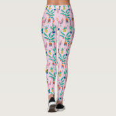Leggings Festive Tropical Noël Motif (Dos)