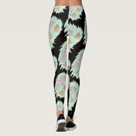 Leggings Fête citrouille ! (Dos)