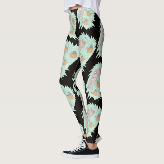 Leggings Fête citrouille ! (Gauche)