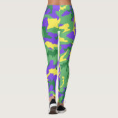 Leggings Fête de camouflage Mardi Gras (Dos)