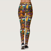 Leggings Fête de Cinco De Mayo Perroquets ! (Dos)