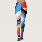 Leggings Fête de la fierté LGBTQ+ : Conception spéciale (Dos)