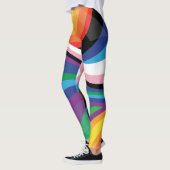 Leggings Fête de la fierté LGBTQ+ : Conception spéciale (Gauche)