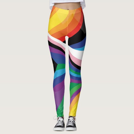 Leggings Fête de la fierté LGBTQ+ : Conception spéciale (Devant)