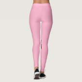 Leggings Fête de la mère rouge rose meilleure maman jamais  (Dos)
