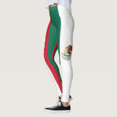 Leggings Fête de l'Indépendance du drapeau mexicain Mexique (Gauche)