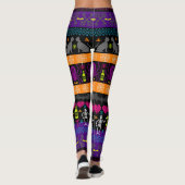 Leggings Fête de Noël affreuse - Bande d'Halloween (Dos)