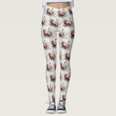 Leggings Fête de Noël de Chien de Coton De Tulear (Devant)