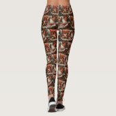Leggings Fête de Noël de chien de Papillon (Dos)