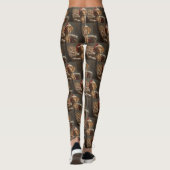 Leggings Fête de Noël de Chien Vizsla (Dos)