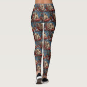 Leggings Fête de Noël des chiens errants (Dos)