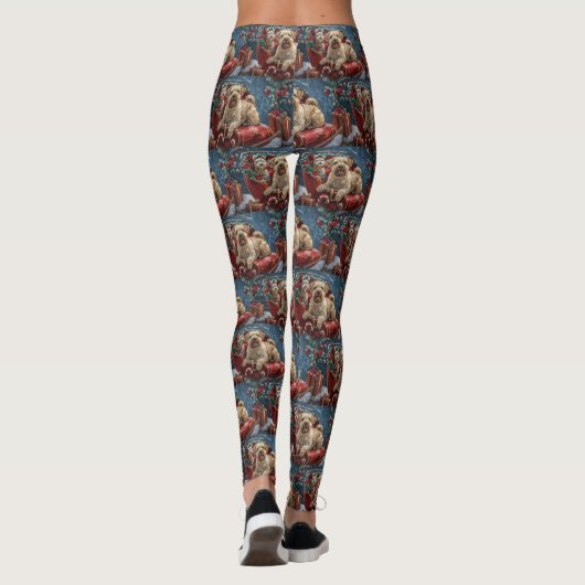 Leggings Fête de Noël des chiens errants (Dos)
