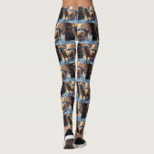 Leggings Fête de Noël du Bullmastiff (Dos)