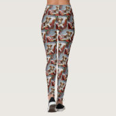 Leggings Fête de Noël du chien Terrier de la Fête du Fil de (Dos)