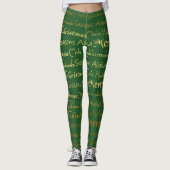 Leggings Fête de Noël hawaïen Mele Kalikimaka (Devant)
