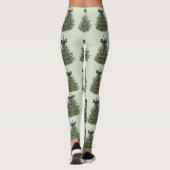 Leggings Fête des arbres de Noël de Bow (Dos)