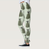 Leggings Fête des arbres de Noël de Bow (Gauche)