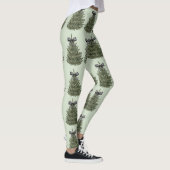 Leggings Fête des arbres de Noël de Bow (Droite)