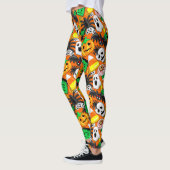 Leggings Fête des Candies Éffrayantes d'Halloween (Gauche)