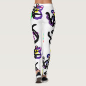 Leggings Fête des chats noirs (Dos)